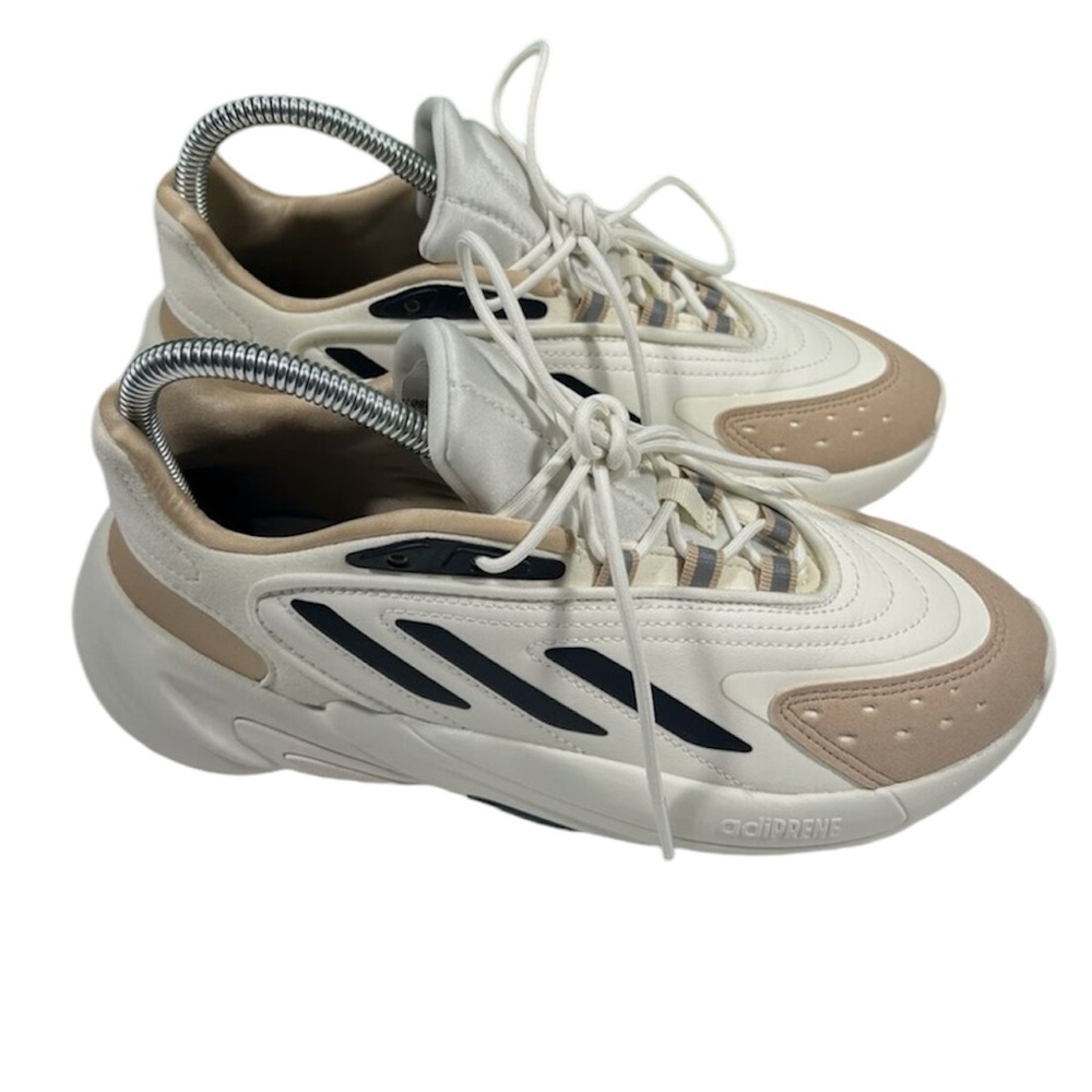 Adidas Ozelia Beige and Black Sneakers Size 6